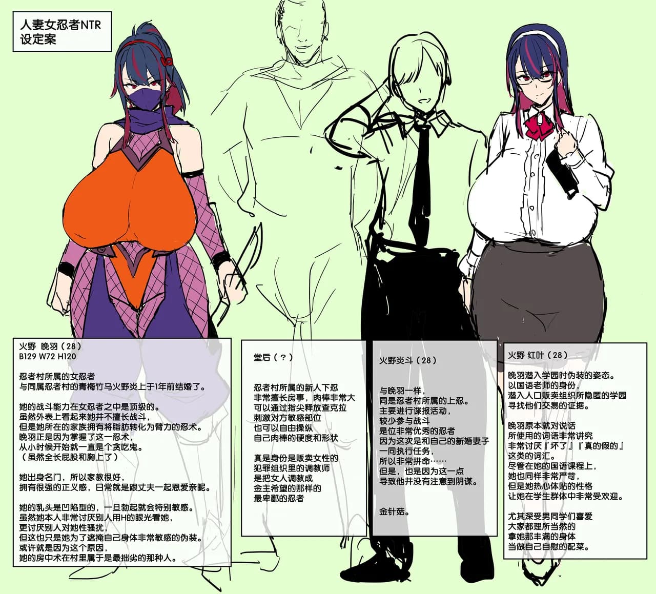 [Takeda Hiromitsu] Married Kunoichi NTR Complete Decensored[无修正]流砂xChineseHerbalTea汉化 page 2